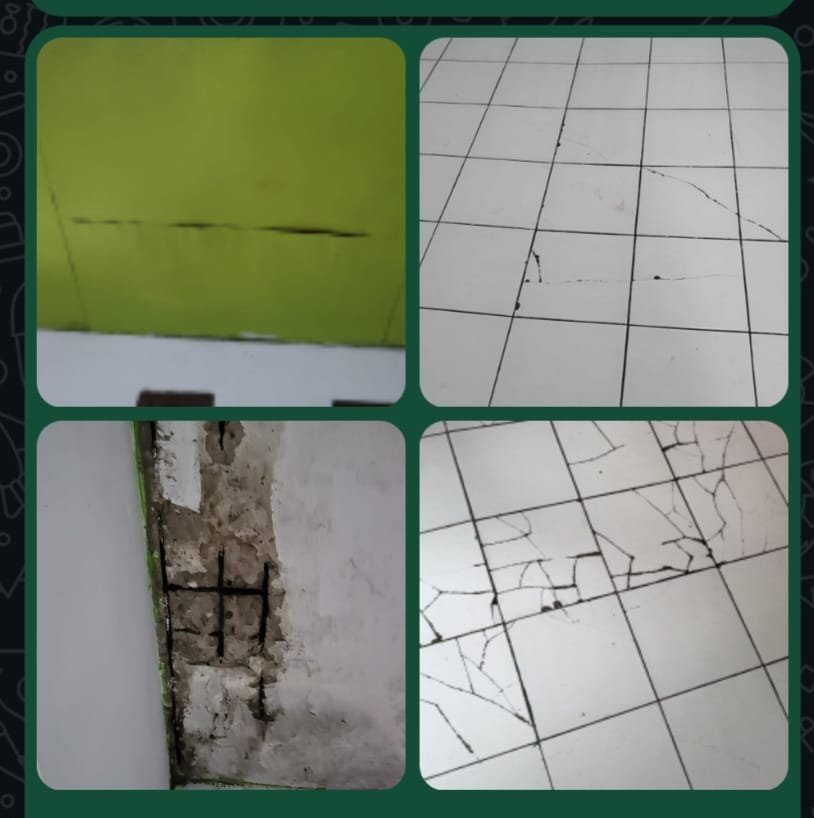 MUSHOLA SEKOLAH - LANTAI DAN PLAFOUND